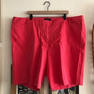 Talbots Plus Size 22 - Shorts - Bermuda Chinos - Red - Worn once!